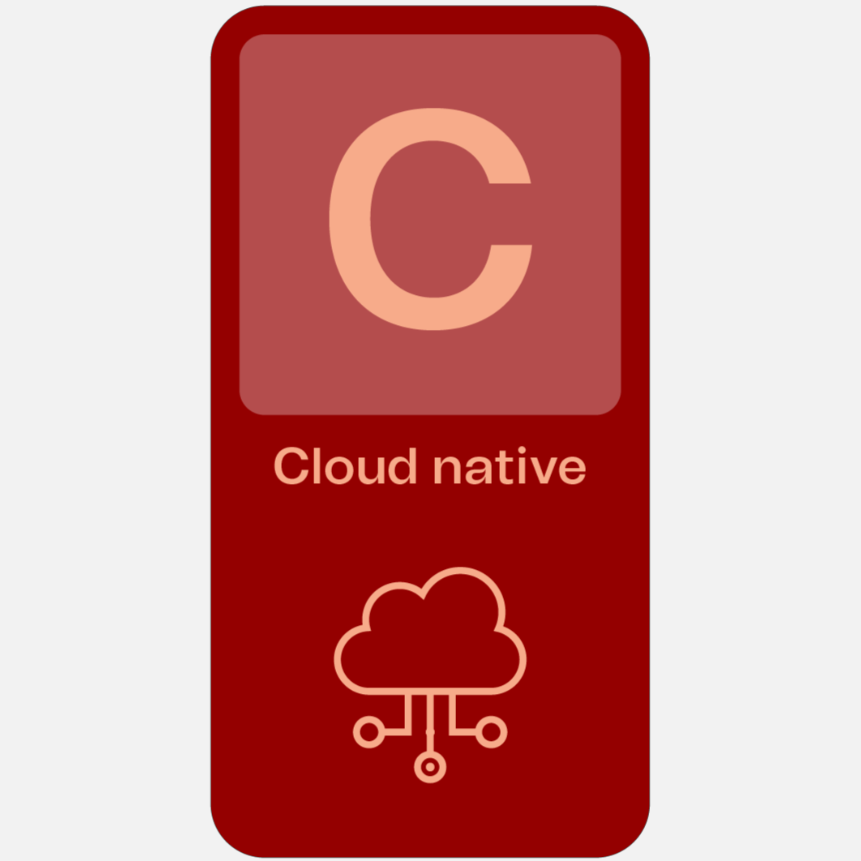 Illustration of Cloud-native aspect within MACH - large C