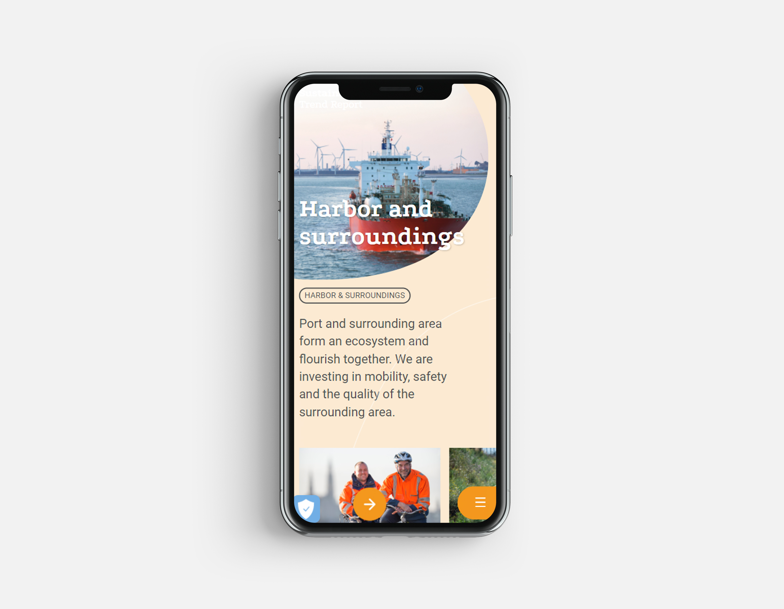 Screenshot Port of Antwerp Bruges app