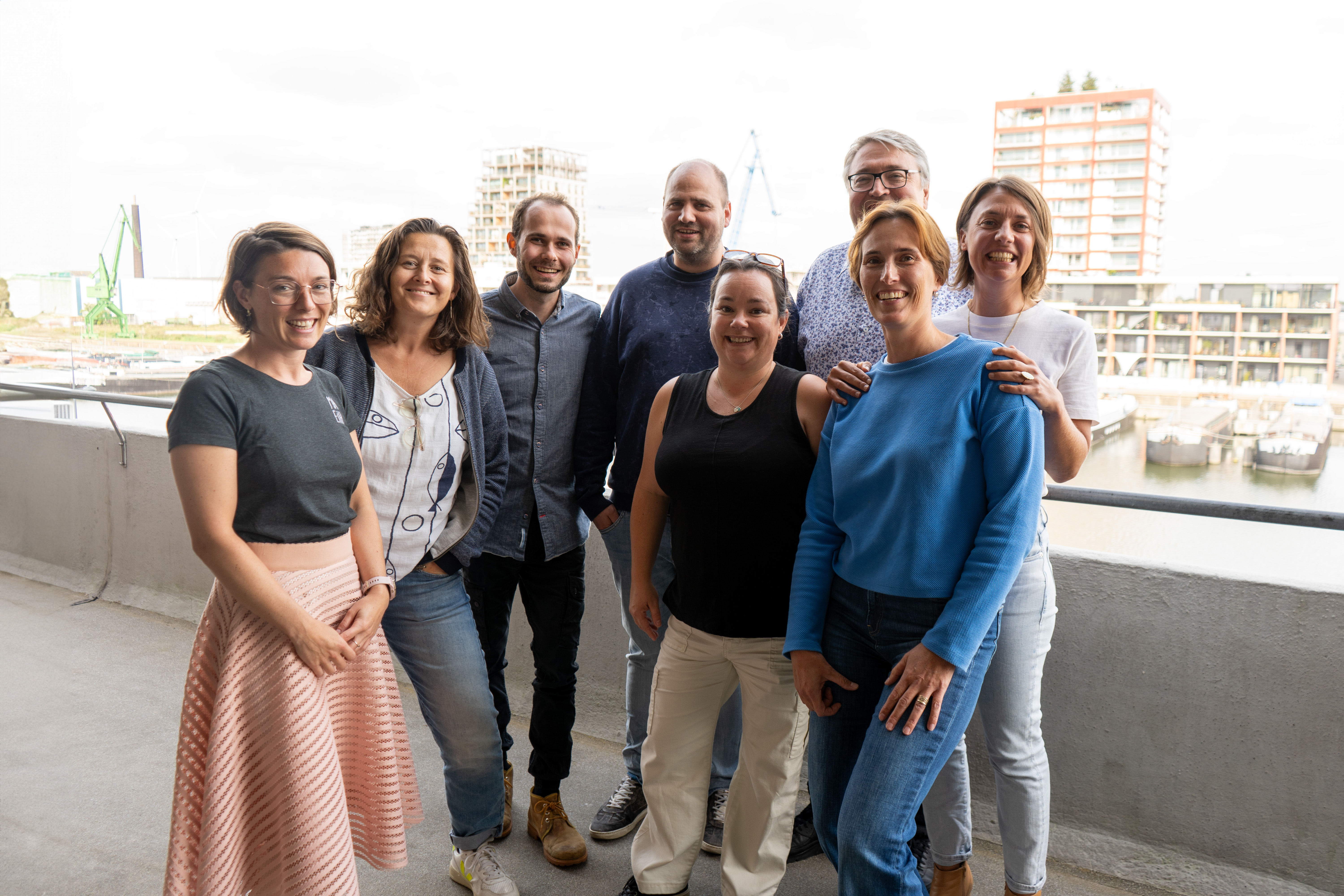 Group picture of team Lallemand at The Reference
