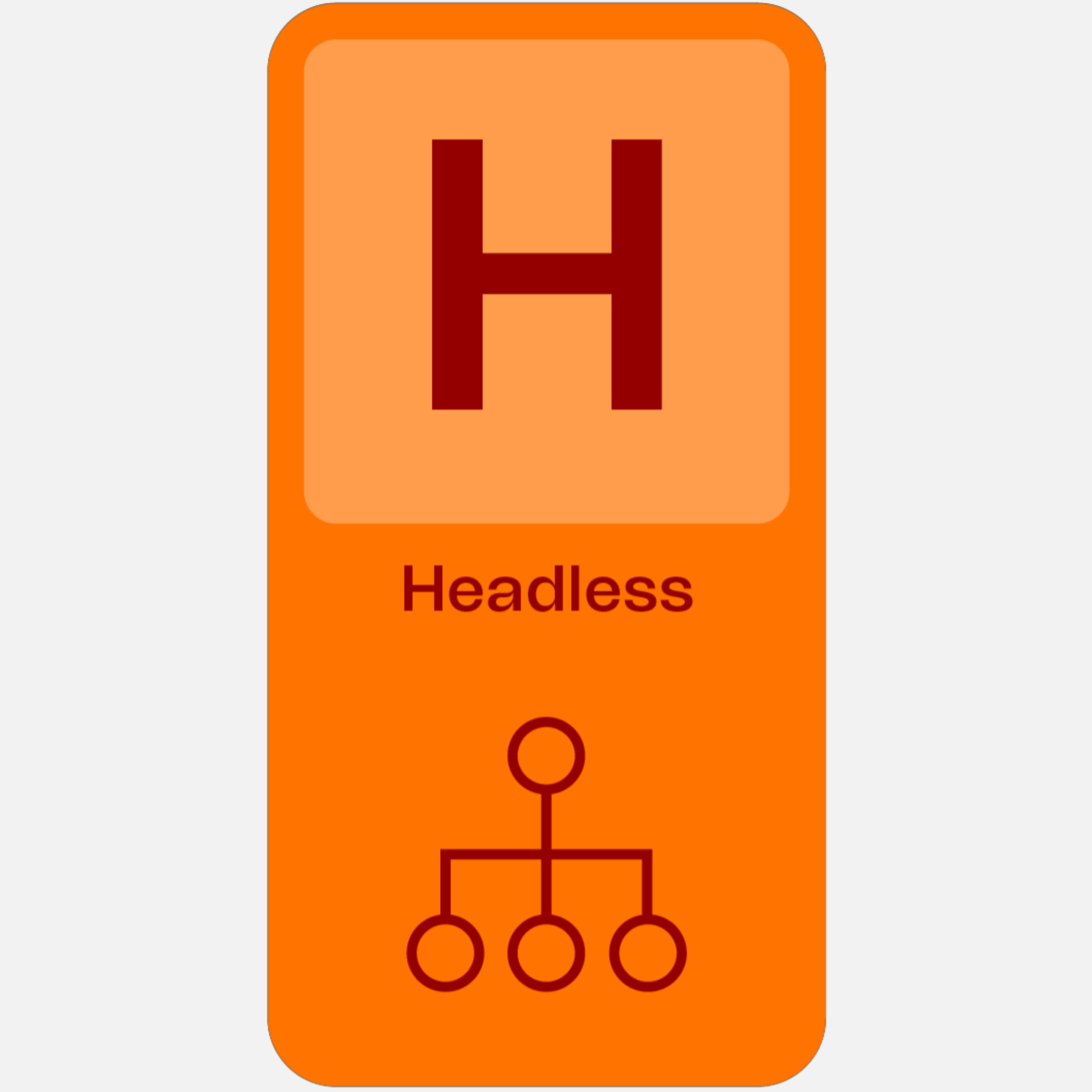 Illustration of Headless aspect within MACH - large H 
