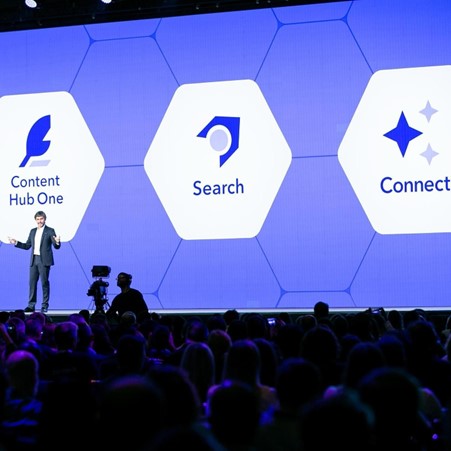 Picture of presentation at Sitecore Symposium 2022