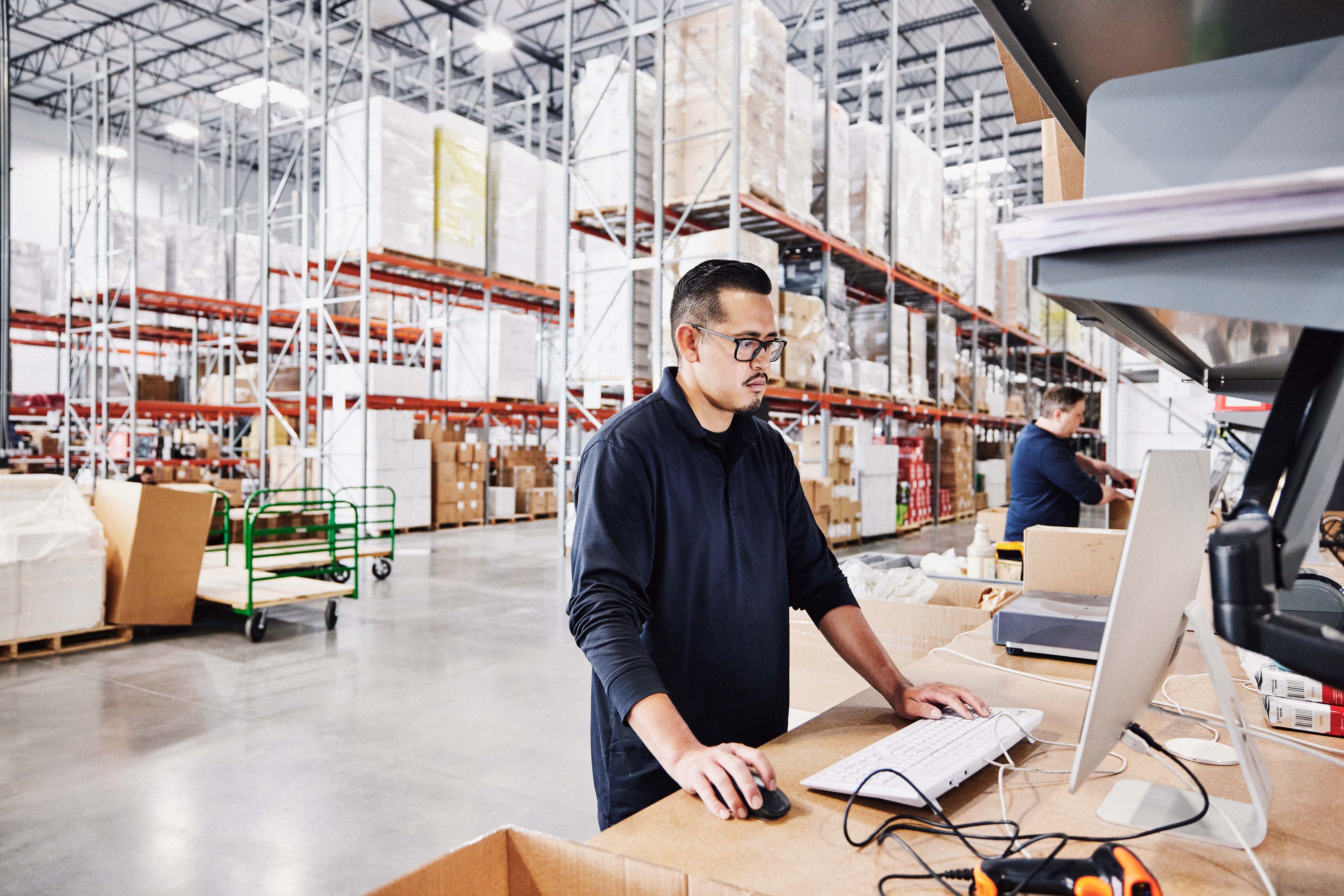 Worker checking database