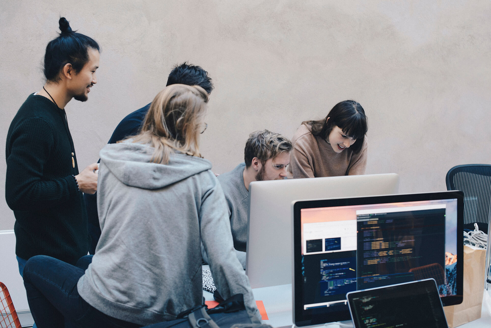 Team working together