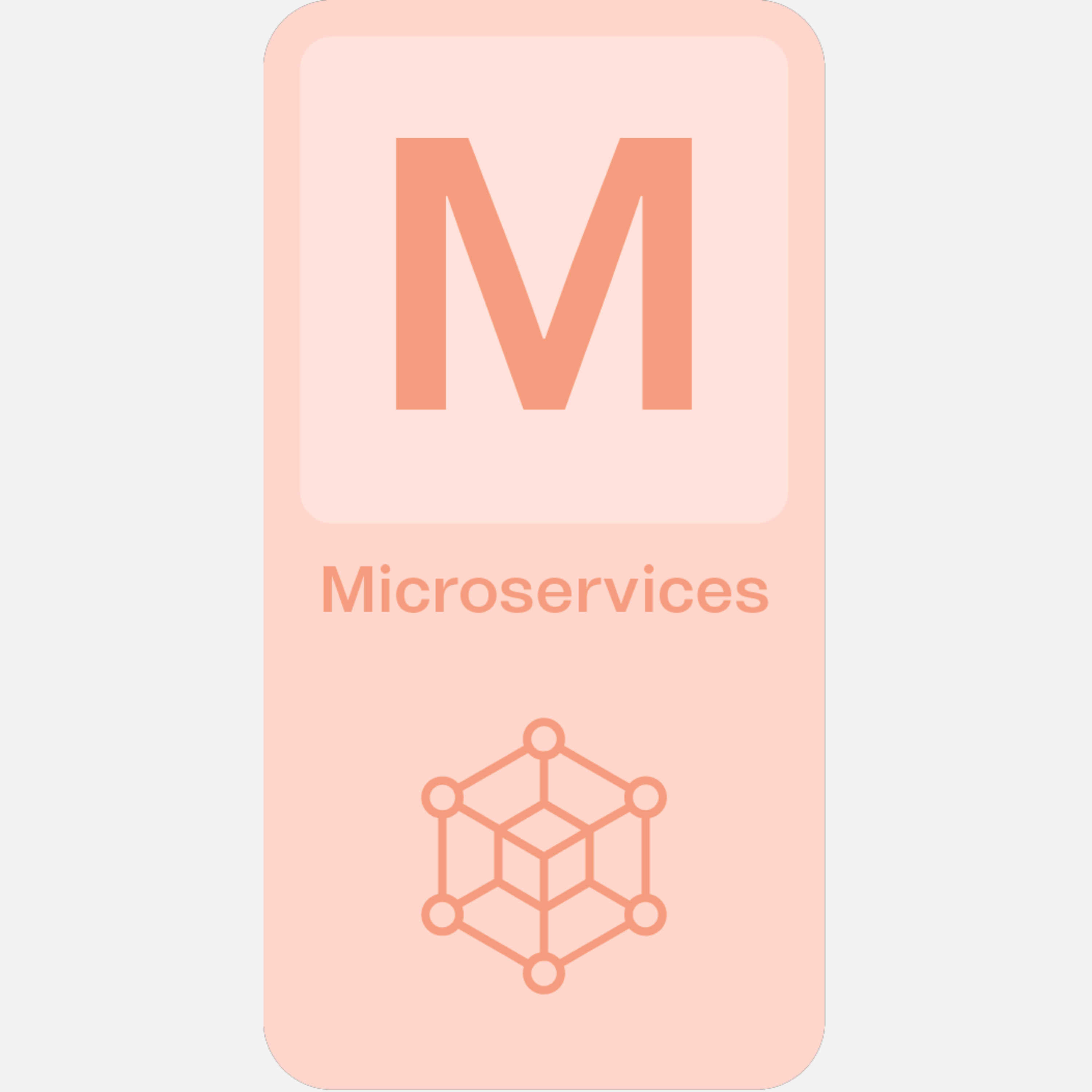 Illustration of Microservices aspect within MACH - large M 